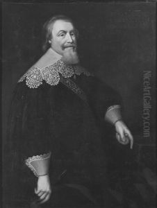 Axel Oxenstierna af Sodermore (1583-1654), Count and Chancellor by Michiel Jansz. van Mierevelt