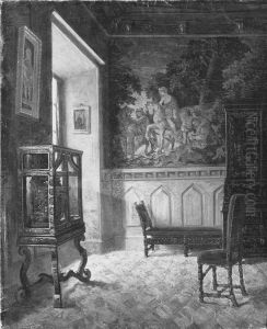 Gripsholms slott, konseljsalen by Ernst Josephson