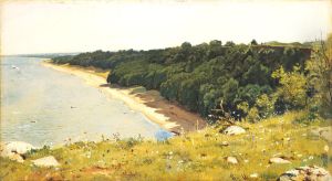 By the seashore by Ivan Shishkin
