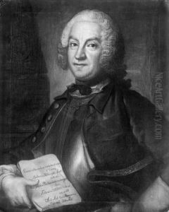 Gustaf Lithou (1692-1753), kapten, skald, amatorminiatyrmalare by Lorens Pasch the Elder