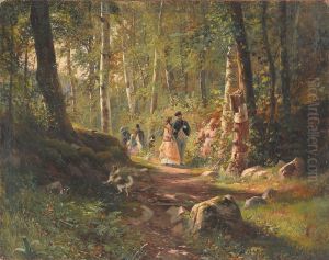 Walk in the Forest by Ivan Shishkin