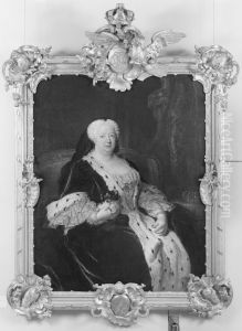 Sofia Dorotea, 1687-1757, prinsessa av England, drottning av Preussen by Antoine Pesne