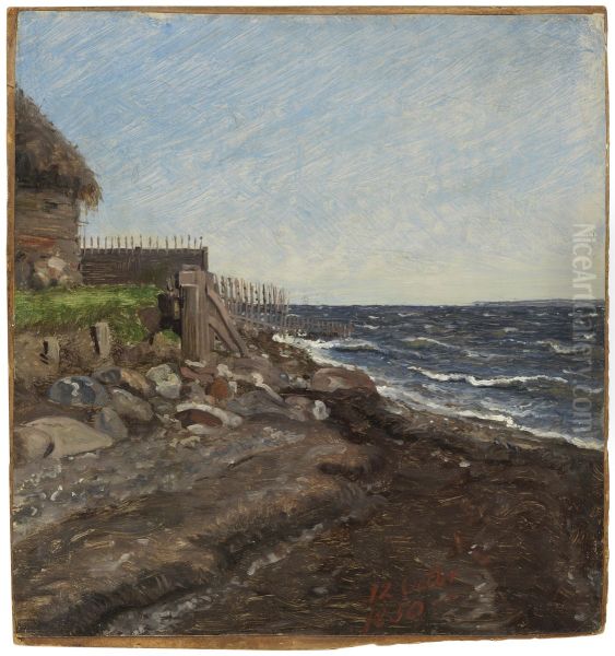 Stranden vid Hellebaek. Studie - view 1