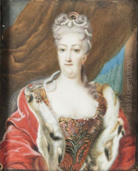 Kristina Eberhardina (1671-1727), princess of Brandenburg Bayreuth, kurfurstinna of Saxony, queen of Poland, married to Fredrik August I of Saxony, king of Poland - view 1