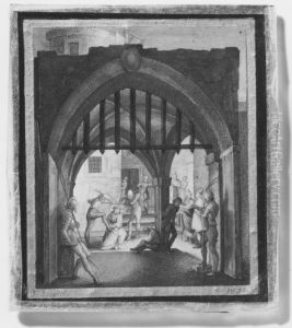 Szenen aus dem Leben Jesu. Jesus' Dornenkronung Szenen aus dem Leben Jesu. Jesus' Dornenkronung