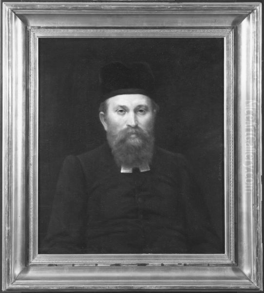 Gottlieb Klein, 1852-1914, overrabbin, religionshistoriker, gift med Antonie Levy - view 1