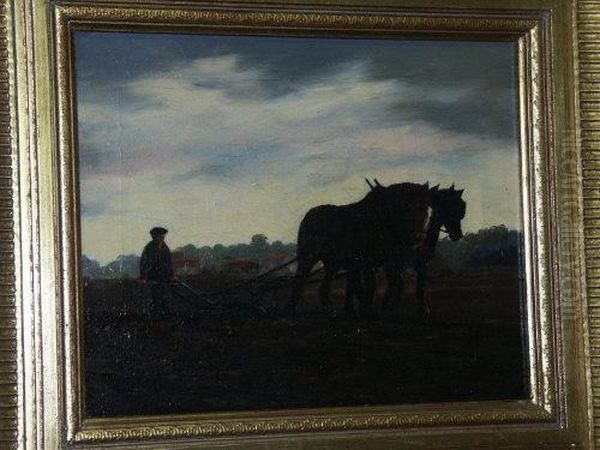 Horses Ploughing - view 1