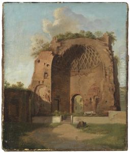 The Temple of Venus and Roma, The Roman Forum, Rome by Thorald Laessoe