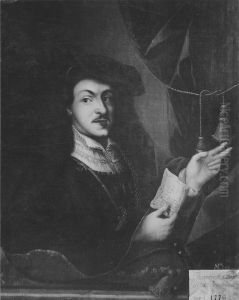 Theofrastus Bombastus von Hohenheim, 1493-1541, kallad Paracelsus, alkemist by Ferdinand Bol