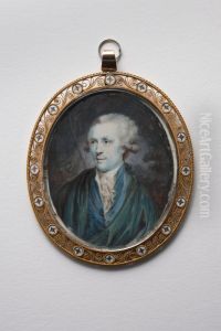 Portrait of young man in blue cloak by Nicolas Soret
