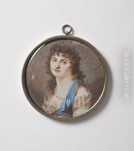 Vilhelmina Beck-Friis (1775-1856 [1859?]), friherrinna, g.m. friherre Voldemar Vilhelm Wrangel von Brehmer by Johann Dominik Bossi