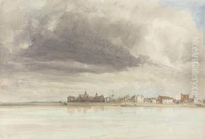 A Dutch Village In Stormy Weather