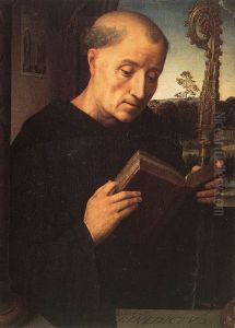 Portinari Triptych (left wing) by (manner of) Memling, Hans