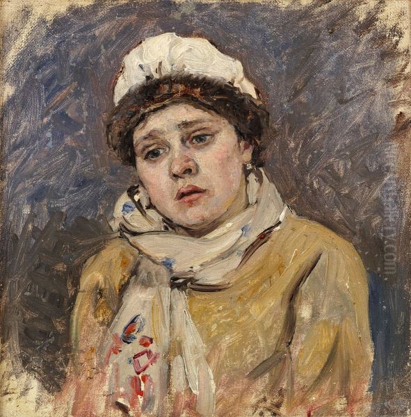 Wife of the bearded archer (Etude for the picture morning of the execution of the Strelitz," 1881)" - view 1
