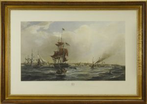 The Port Of Liverpool Taken From Seacombe Cheshire