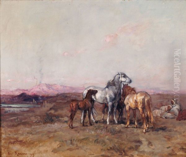 Sur les hauts plateaux algeriens, le soir - view 1