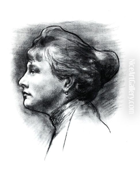 Portrait de femme de profil - view 1