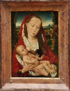 Madonna and Child with Angels by (manner of) Memling, Hans