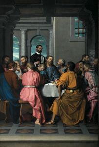 Ultima cena by Giovanni Battista Moroni