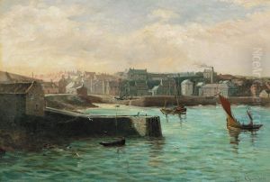 Portsoy Harbour, Scotland by John Chambers