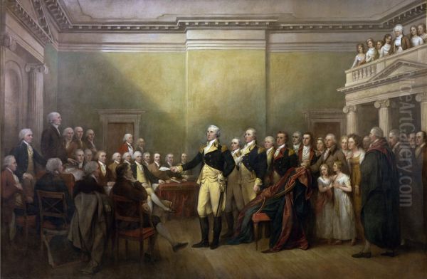 General George Washington Resigning His Commission - view 1