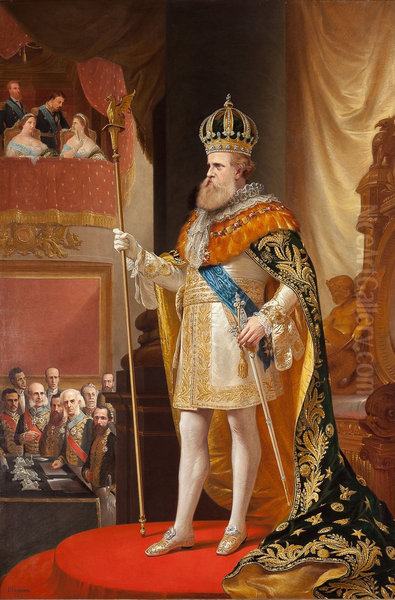 The Emperor's speech (Peter II of Brazil in the opening of the General Assembly) - view 1