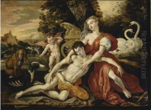 The death of Adonis by Maerten De Vos