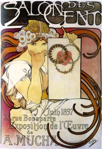 Salon des cent by Alphonse Mucha