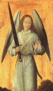 The Archangel Michael by (manner of) Memling, Hans