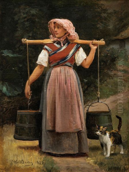 A Milkmaid - view 1