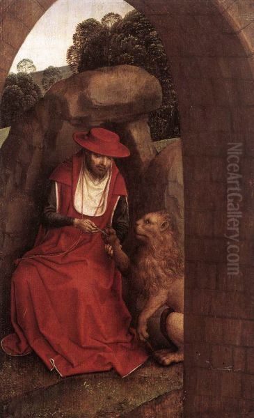 St Jerome and the Lion - view 1