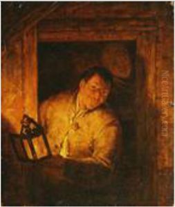 Lawyer reading in his study by Adriaen van Ostade