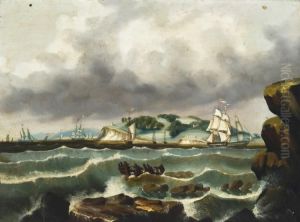 Ships At Calais, Maine