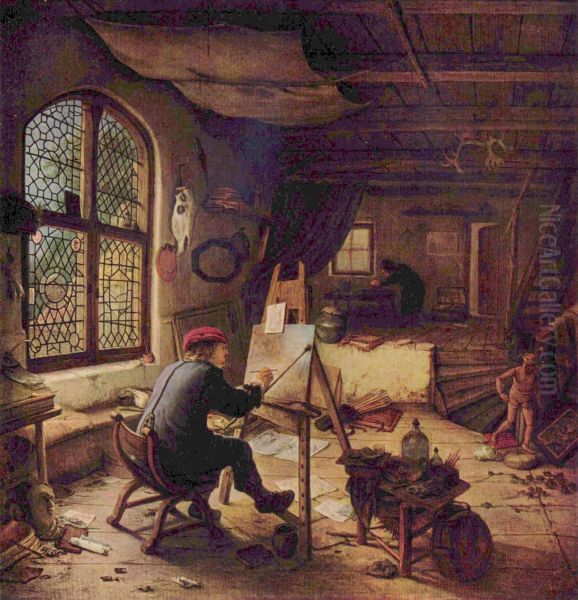 Der Maler in seiner Werkstatt - view 1