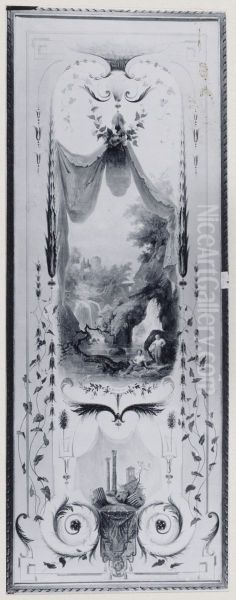 Wanddecoratie met waterval - view 1
