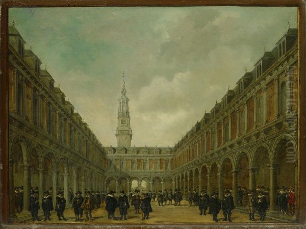 De Beurs van Hendrick de Keyser-Courtyard of the Bourse - view 1