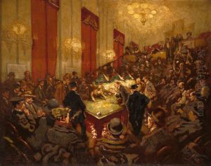 Academie de Billard-De Biljartwedstrijd-Billard Academy by Martin Monnickendam
