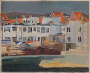 Betondorp in aanbouw by Nicolaas Pieneman