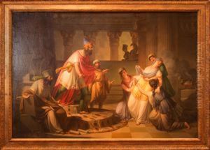 Queen Esther Before King Ahasuerus by Franz Caucig
