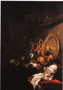 Pronkstilleven by Willem Kalf