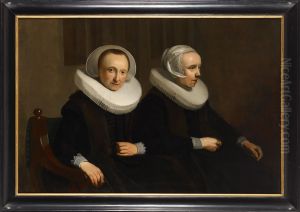 Twee regentessen by Jacob Adriaensz Backer