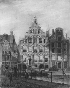 Het logement "De liesveldsche bijbel" (op het Rokin) Het logement "De liesveldsche bijbel" (op het Rokin)