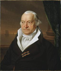 Portret van Joan Cornelis van der Hoop (1742-1825), Minister van Marine by Cornelis Cels