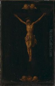 Christus aan het kruis-Christ on the Cross by Andrea Mantegna