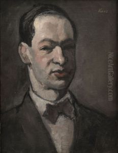 Portrait of R. Weiner by Georges Kars