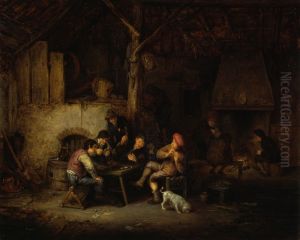 Peasants at an Inn by Adriaen van Ostade