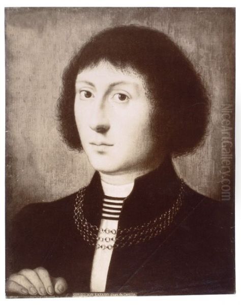Portrait of a man with a necklace - view 1