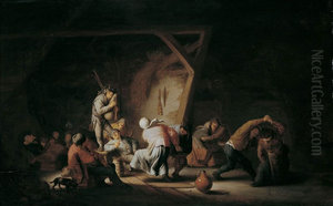Bauerntanz in der Scheune Bauerntanz in der Scheune