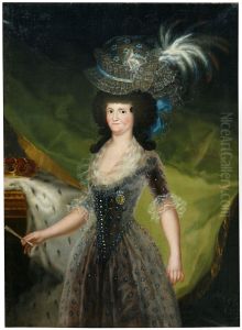 La reina Maria Luisa de Parma by Francisco Goya Fuendetodos