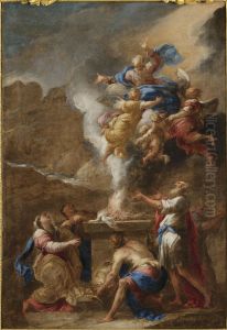 Sacrifice of Noah by Valerio Castello